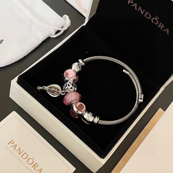 Pandora pink balloon bracelet - Picture 2 of 8
